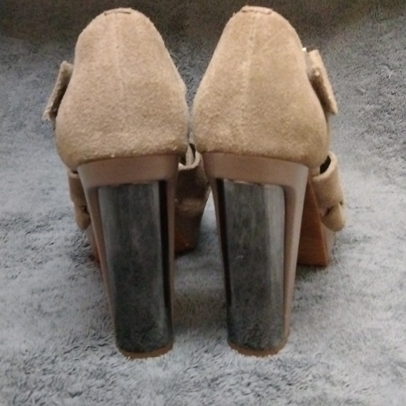Calvin Klein suede platform shoe size 6.5 - Picture 3 of 8